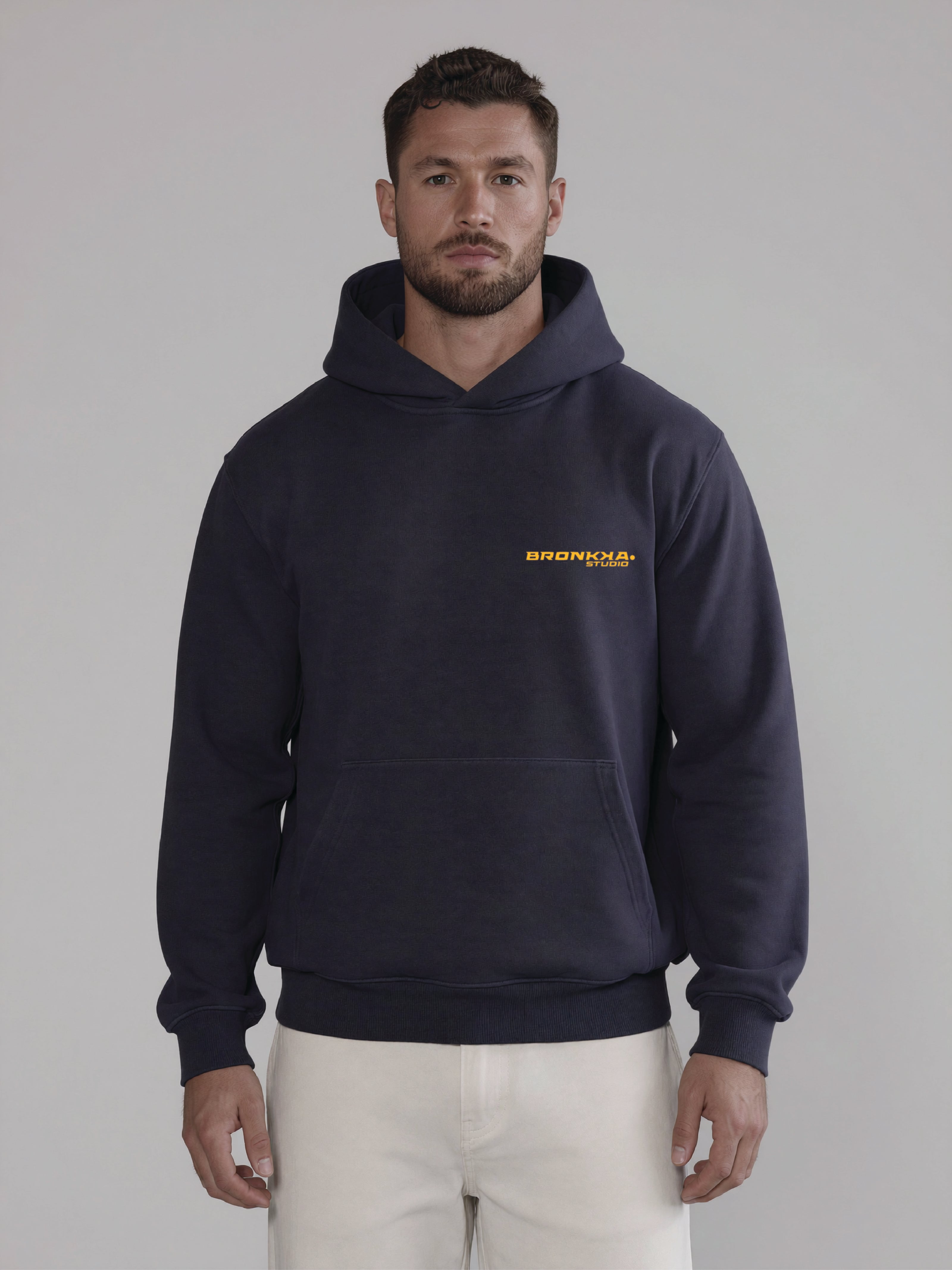 Bronkka Code Relax Hood — Navy