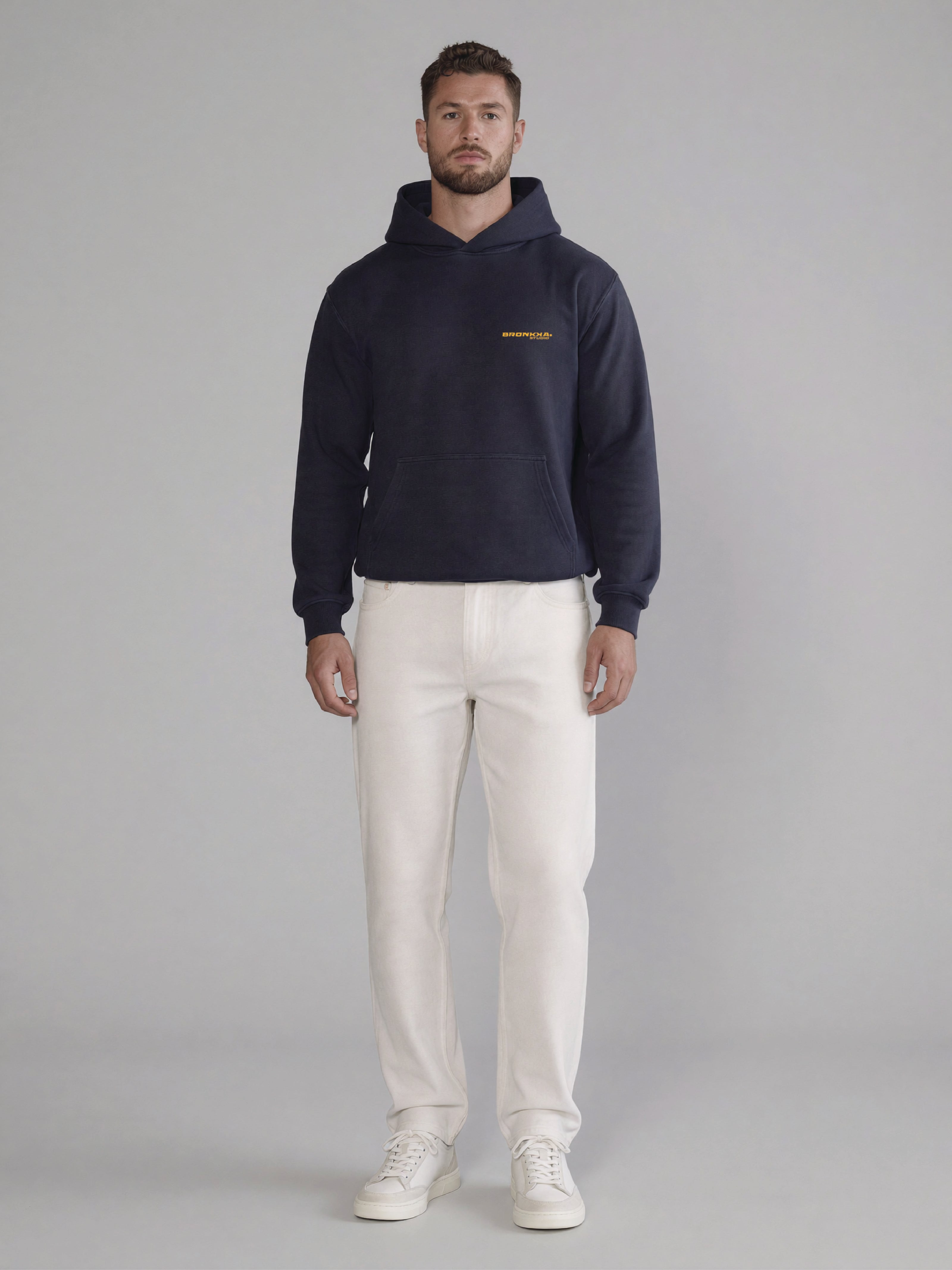 Bronkka Code Relax Hood — Navy