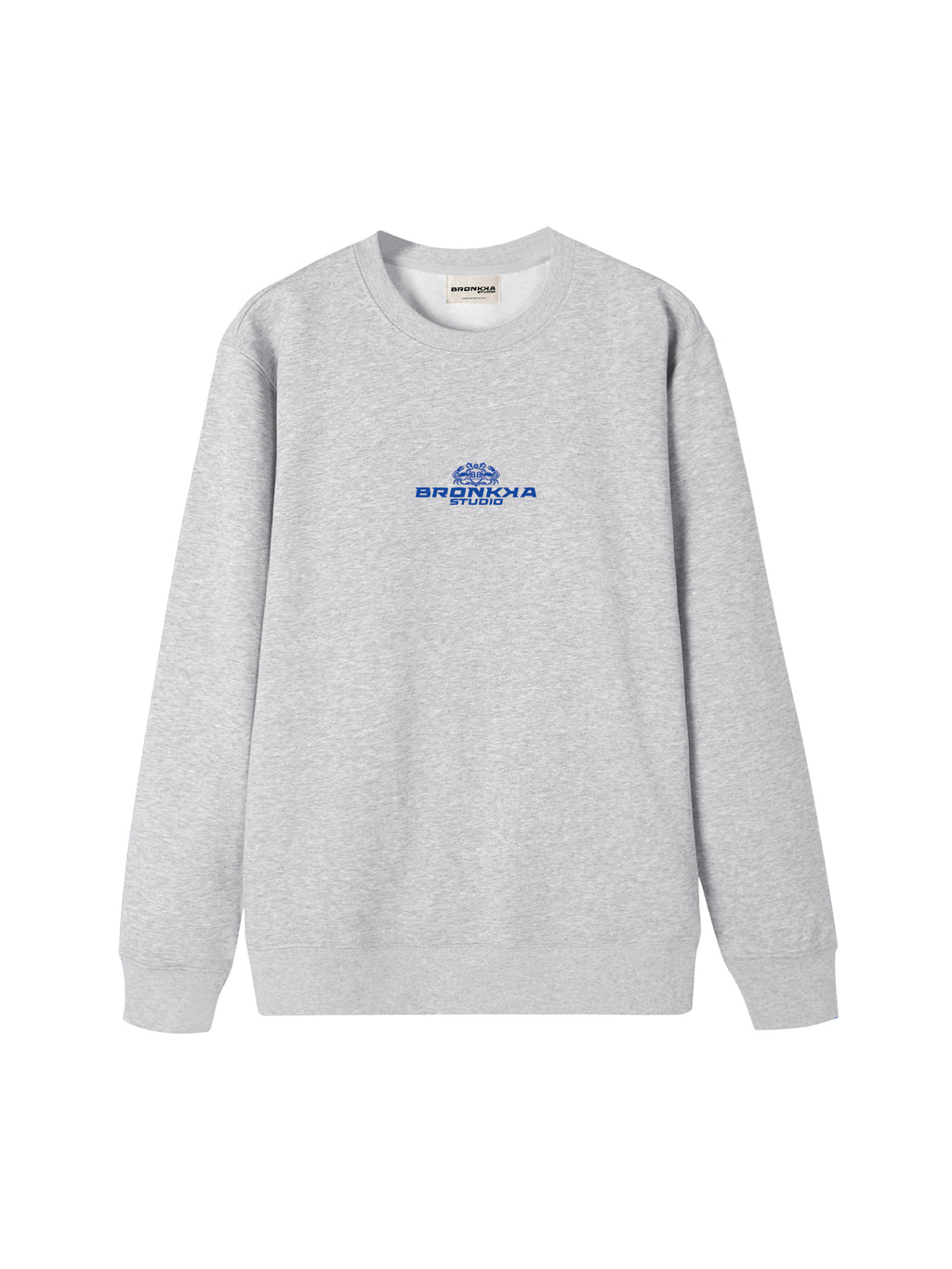 Bronkka Crab Insignia Sweatshirt - Grey/Coast