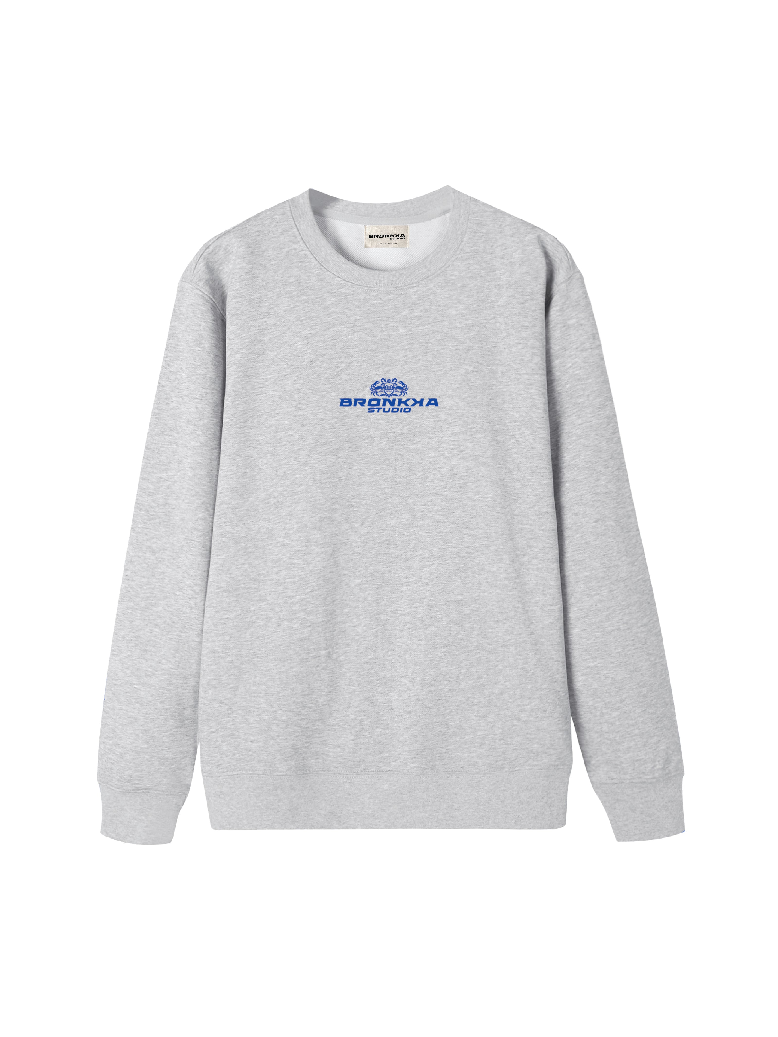 Bronkka Crab Insignia Sweatshirt - Grey/Coast