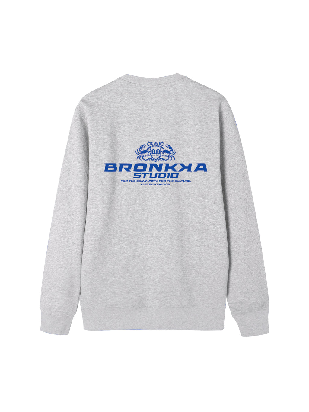 Bronkka Crab Insignia Sweatshirt - Grey/Coast