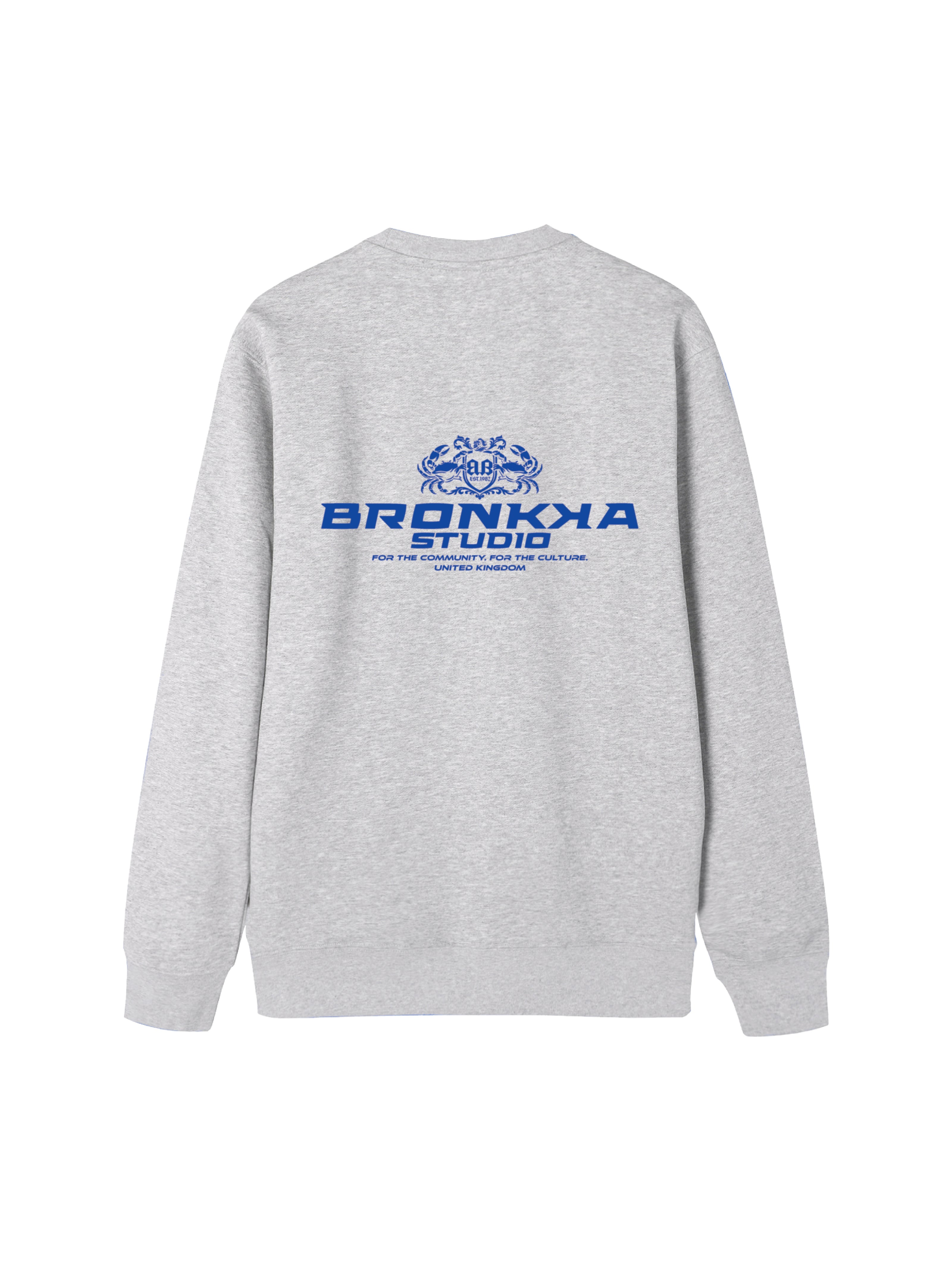 Bronkka Crab Insignia Sweatshirt - Grey/Coast