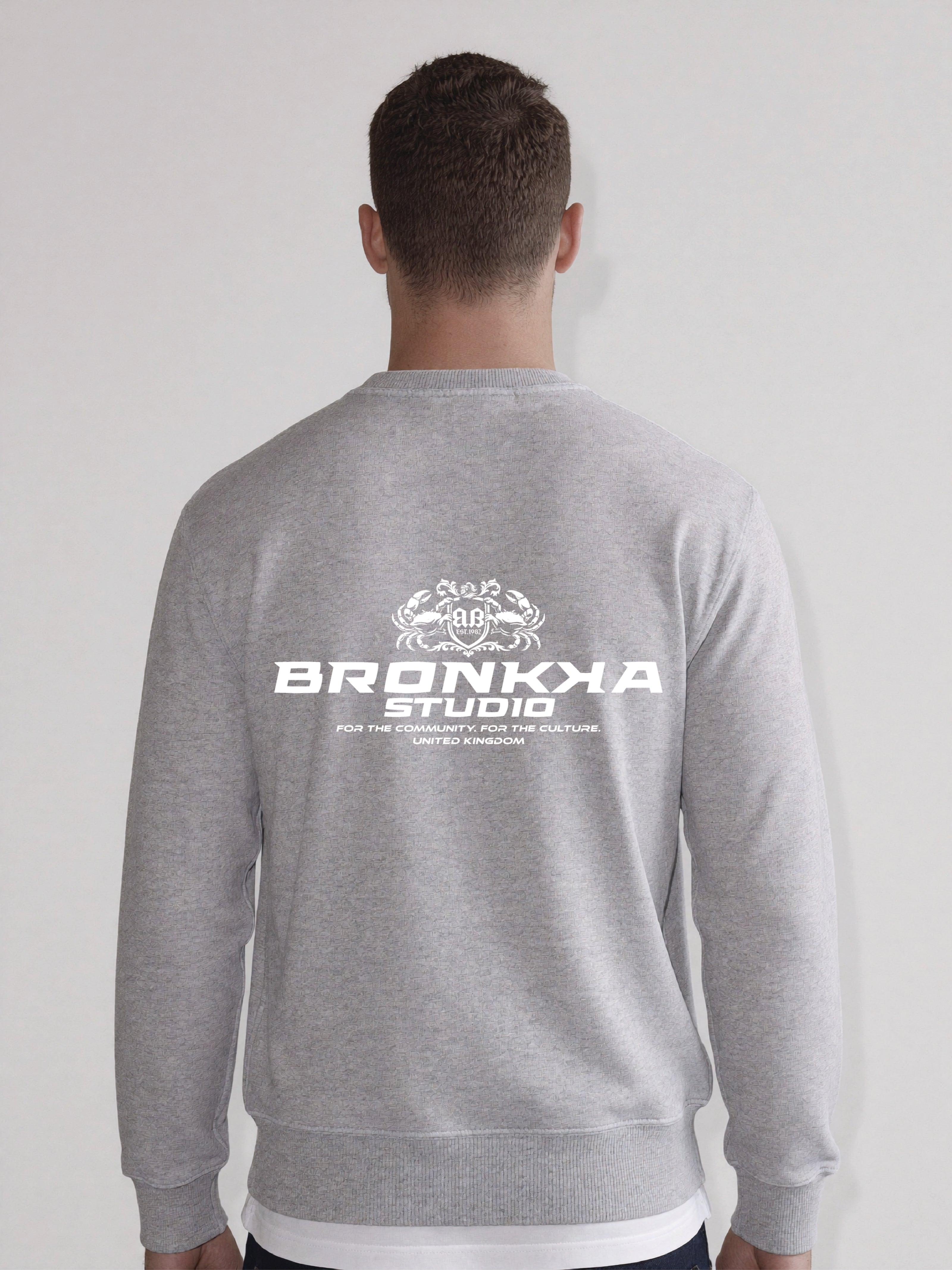 Bronkka Crab Insignia Sweatshirt - Grey/Frost
