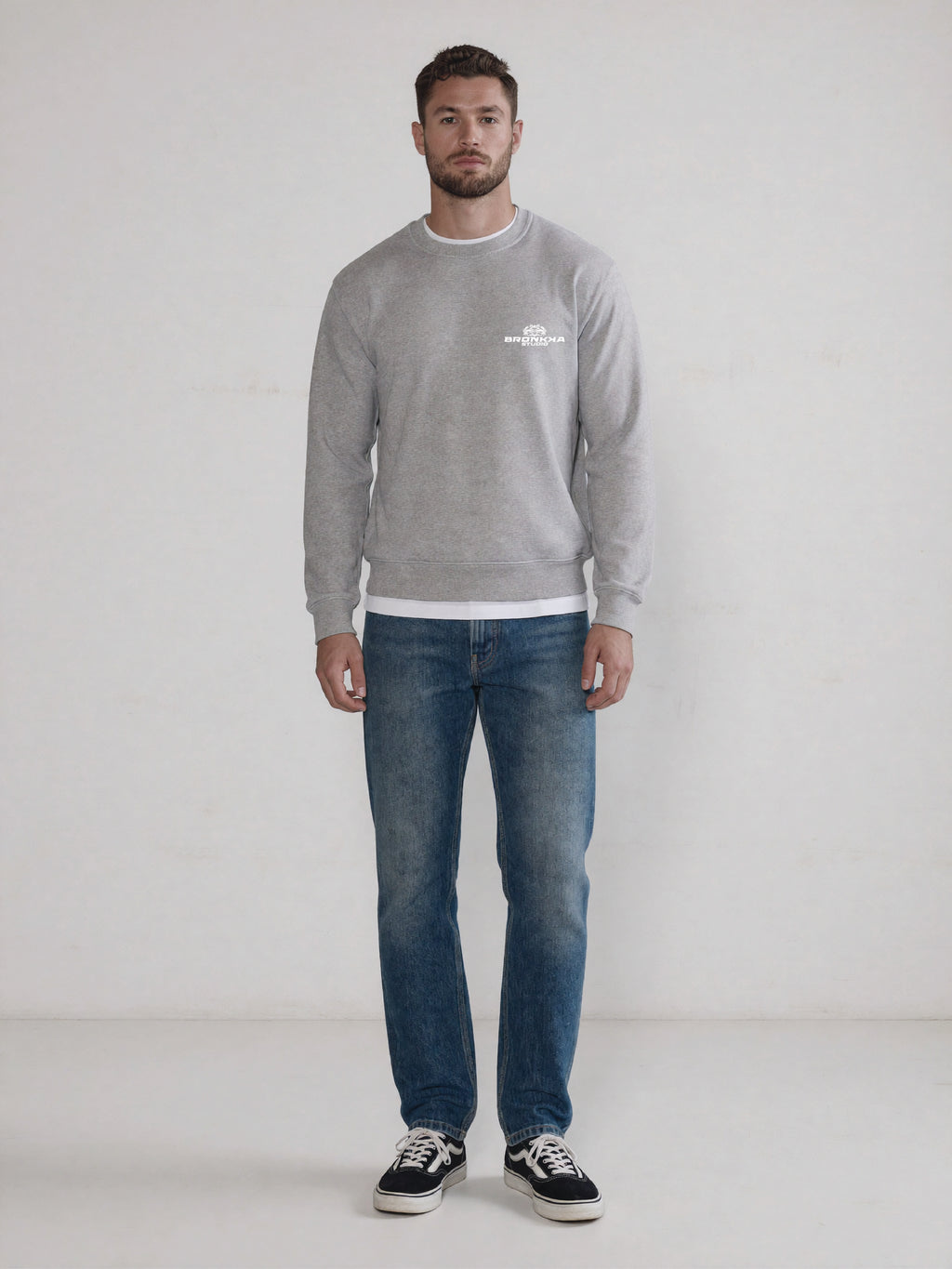 Bronkka Crab Insignia Sweatshirt - Grey/Frost