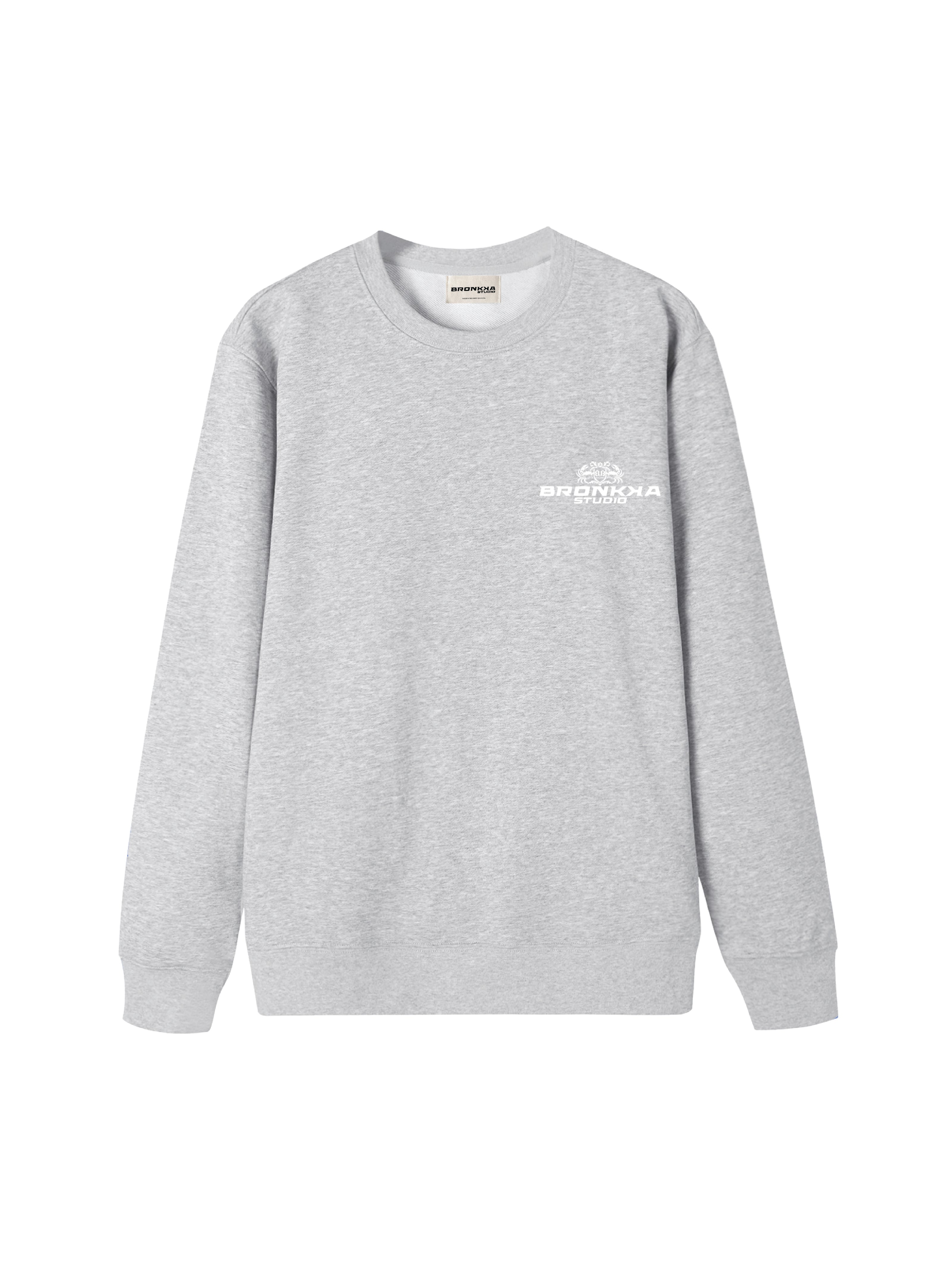 Bronkka Crab Insignia Sweatshirt - Grey/Frost