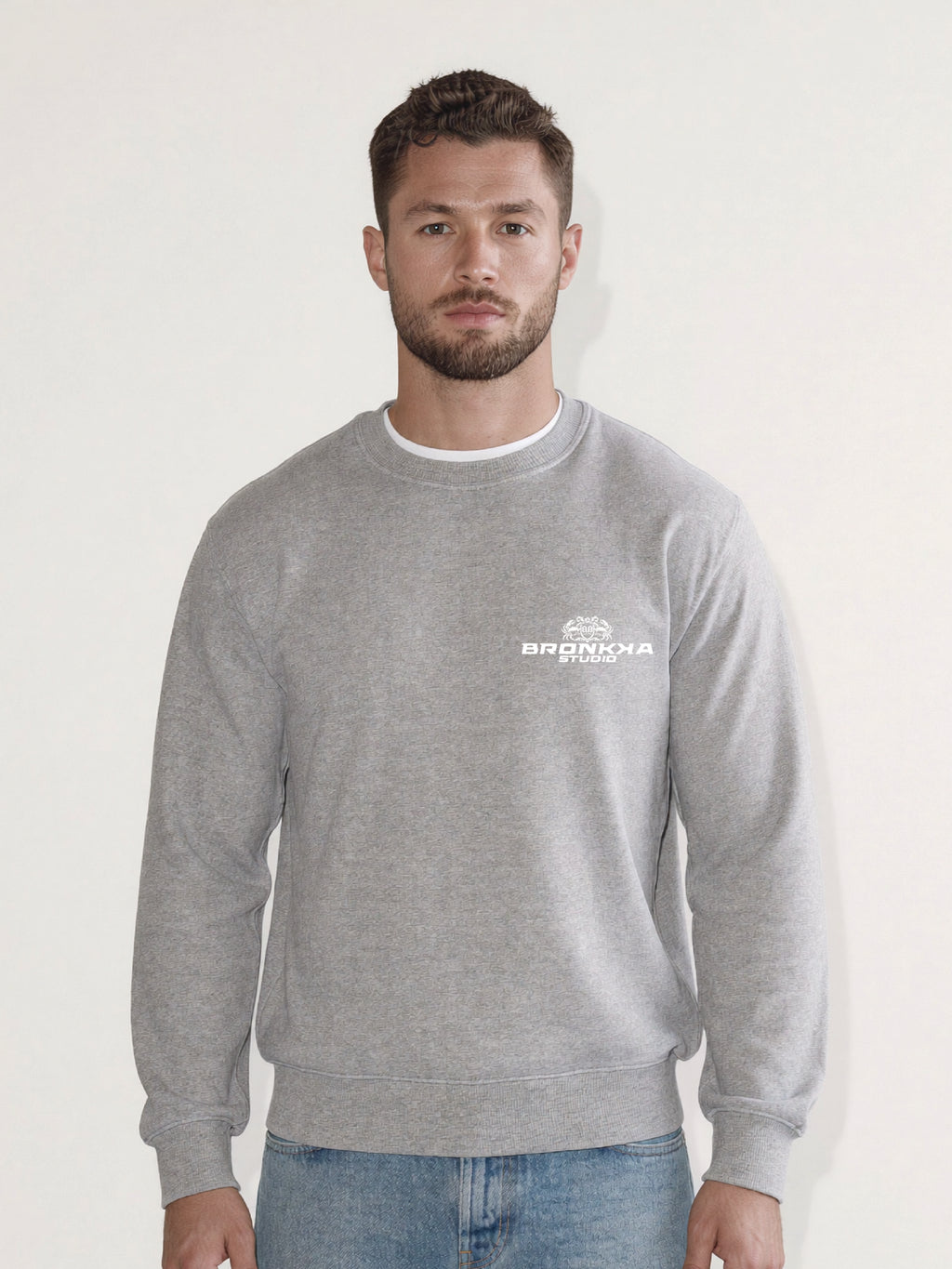Bronkka Crab Insignia Sweatshirt - Grey/Frost