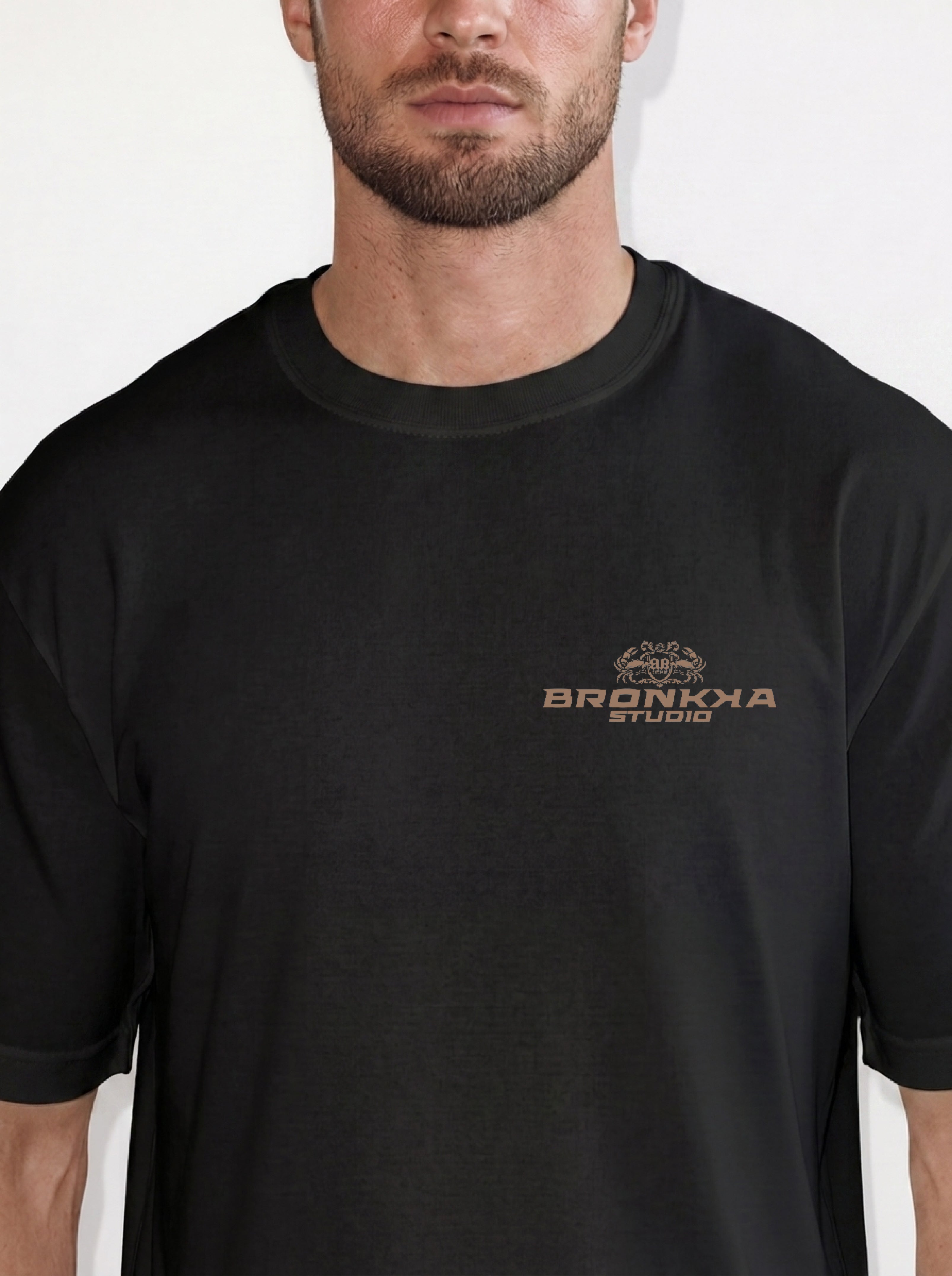Bronkka Crab Insignia Tee — Dune
