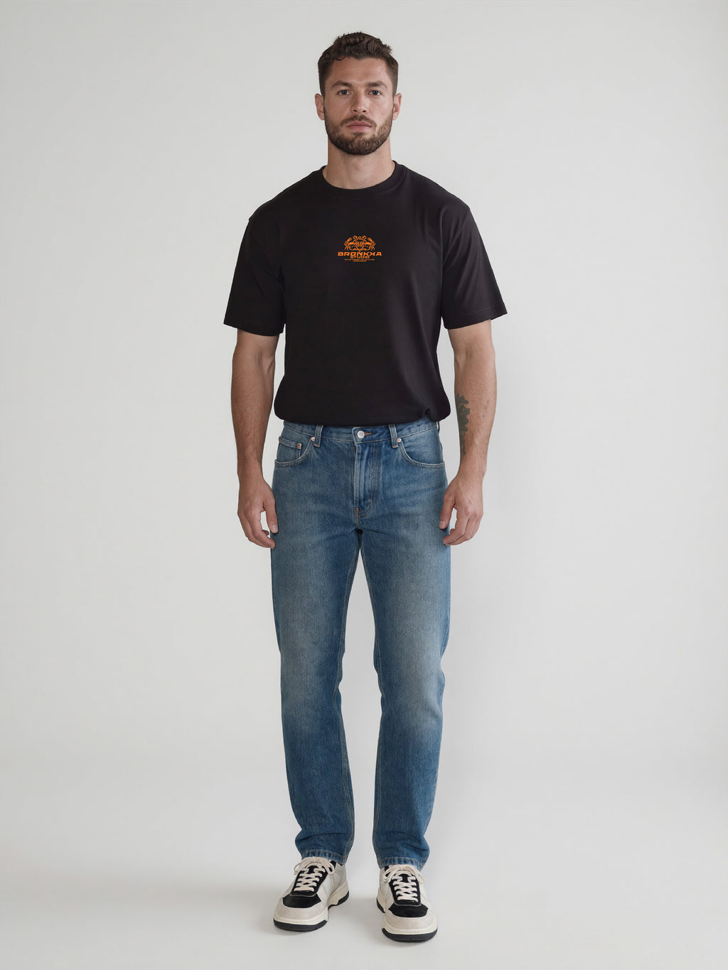 Bronkka Crab Insignia Tee — Tangerine