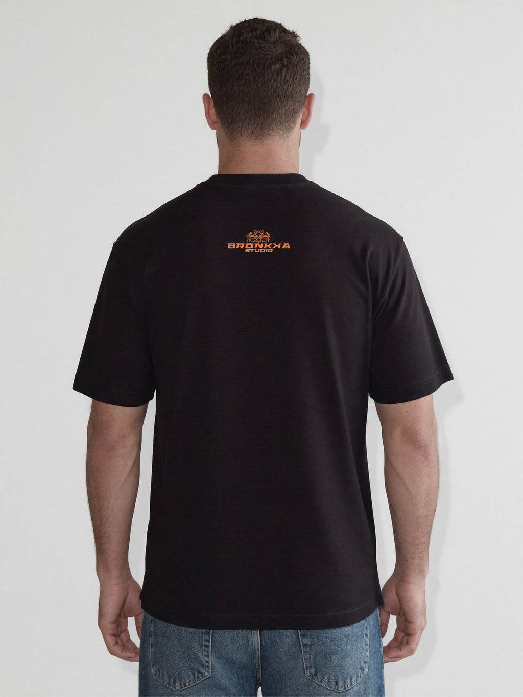 Bronkka Crab Insignia Tee — Tangerine