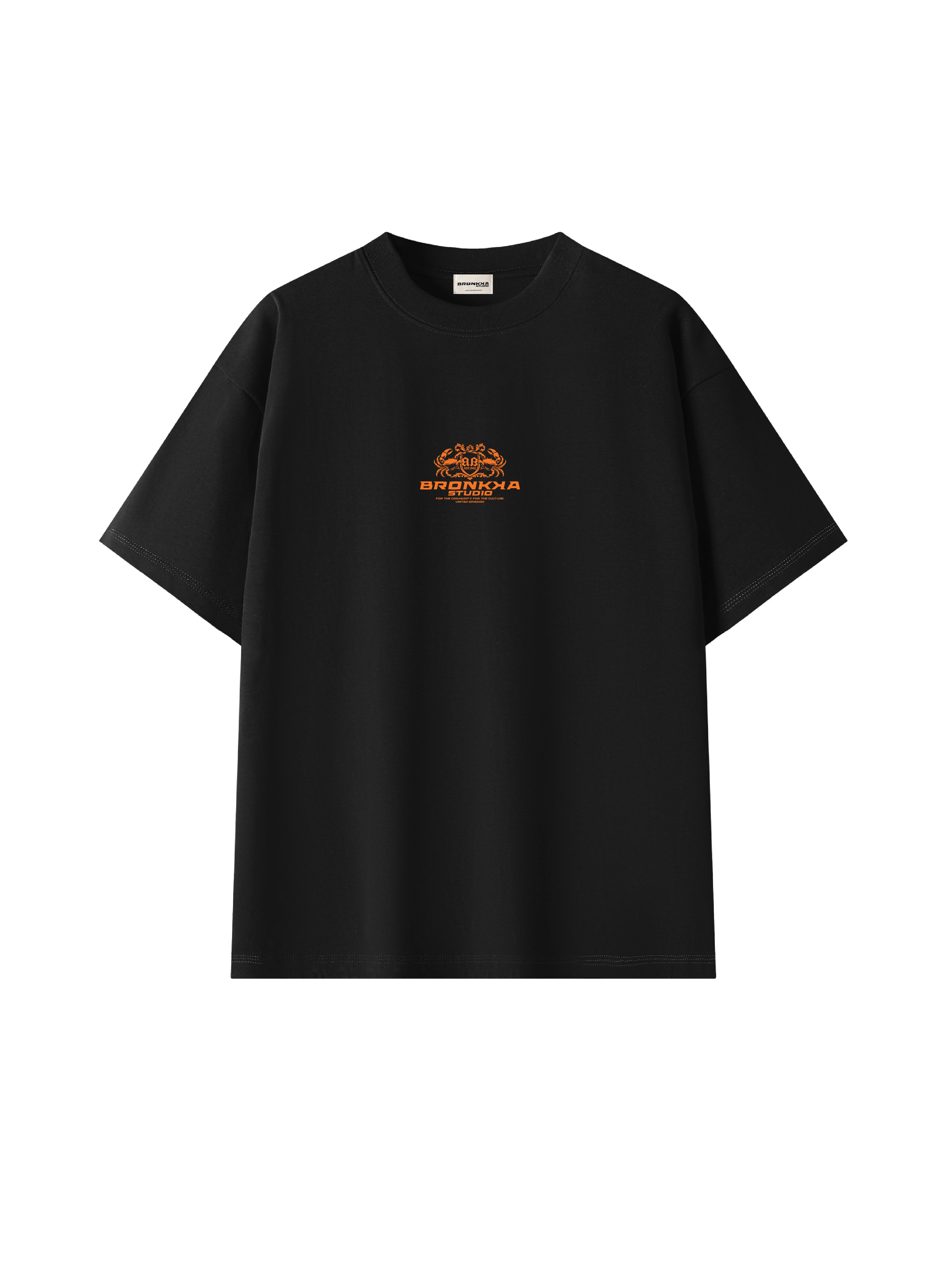 Bronkka Crab Insignia Tee — Tangerine