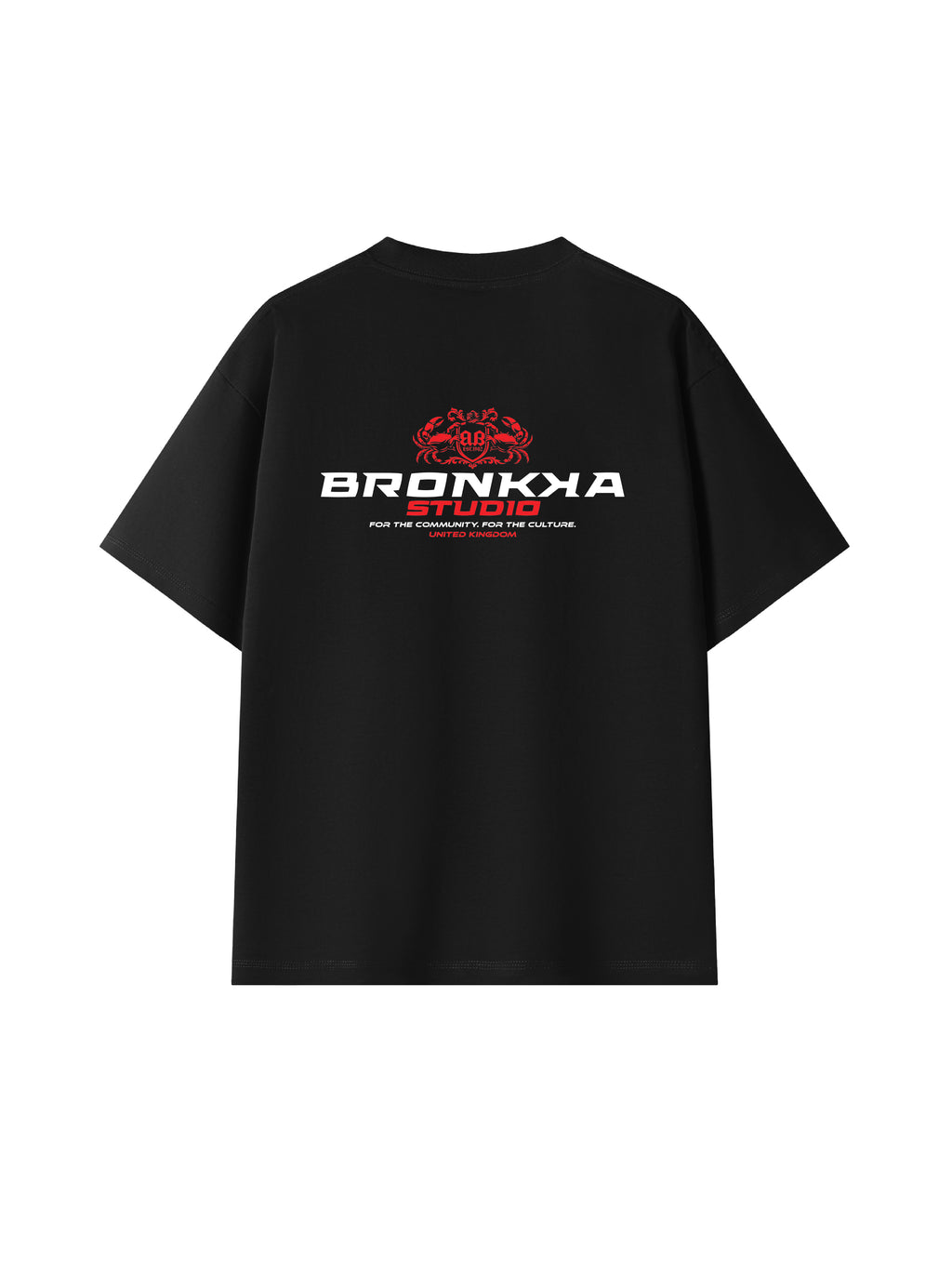 Bronkka Crab Insignia Tee — Crimson