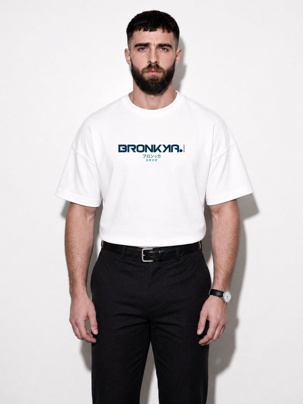 Bronkka Into the Bule Tee - White