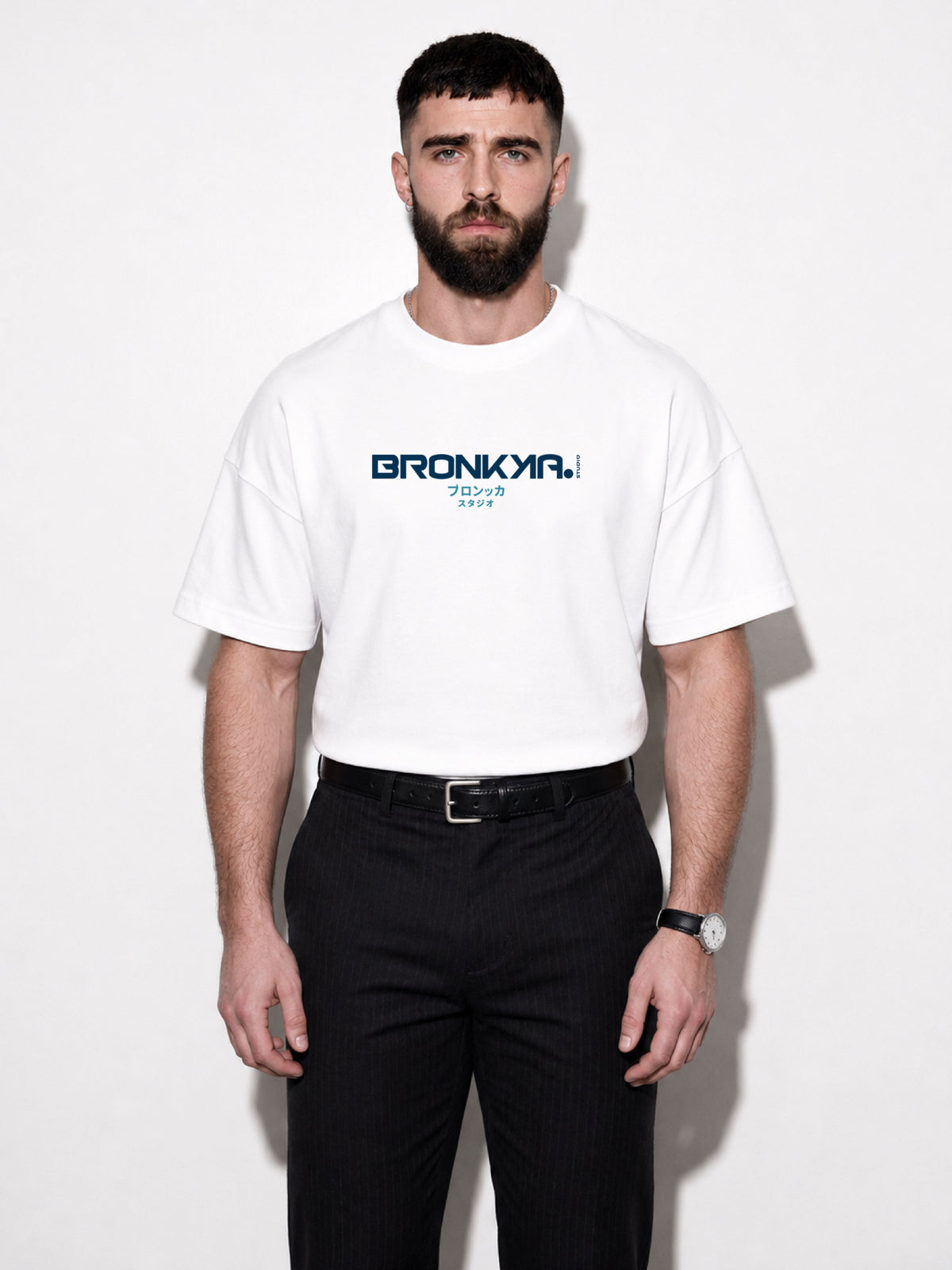 Bronkka Into the Bule Tee - White