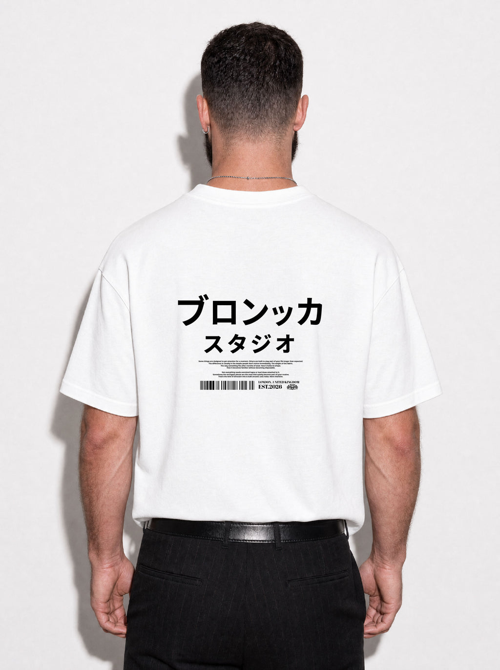 Bronkka Blueprint Tee - White