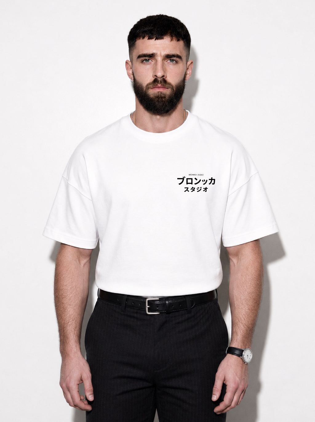Bronkka Blueprint Tee - White