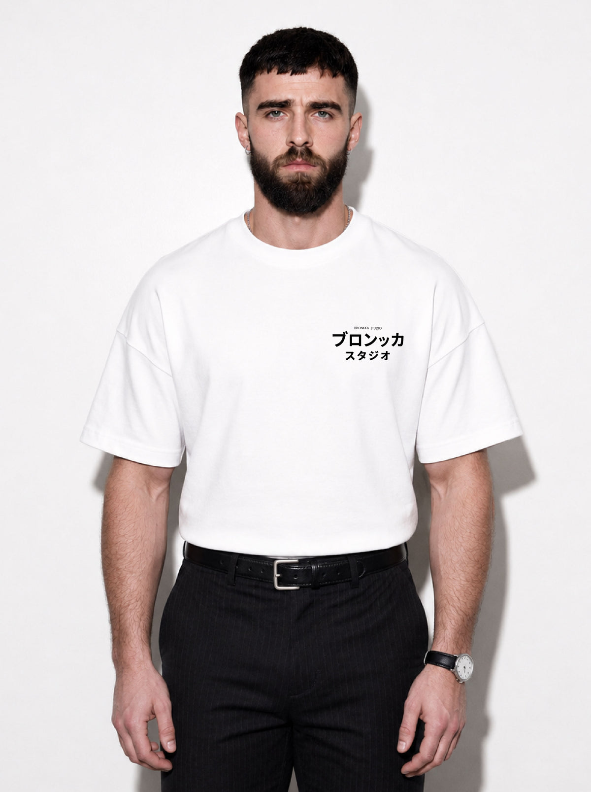 Bronkka Blueprint Tee - White