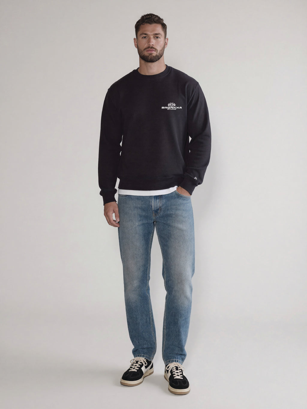 Bronkka Studio Code Sweatshirt - Black/Frost