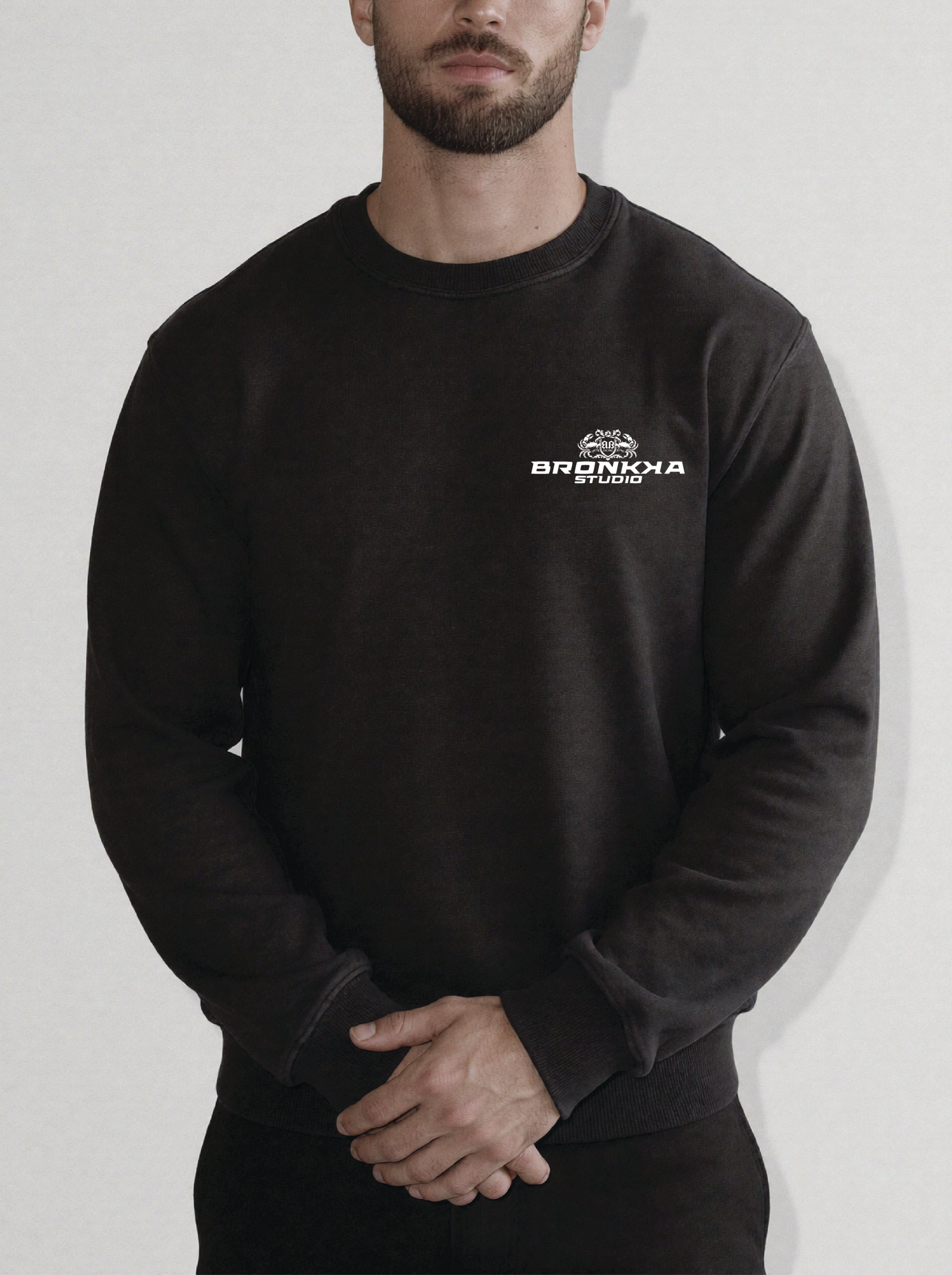 Bronkka Studio Code Sweatshirt - Black/Frost