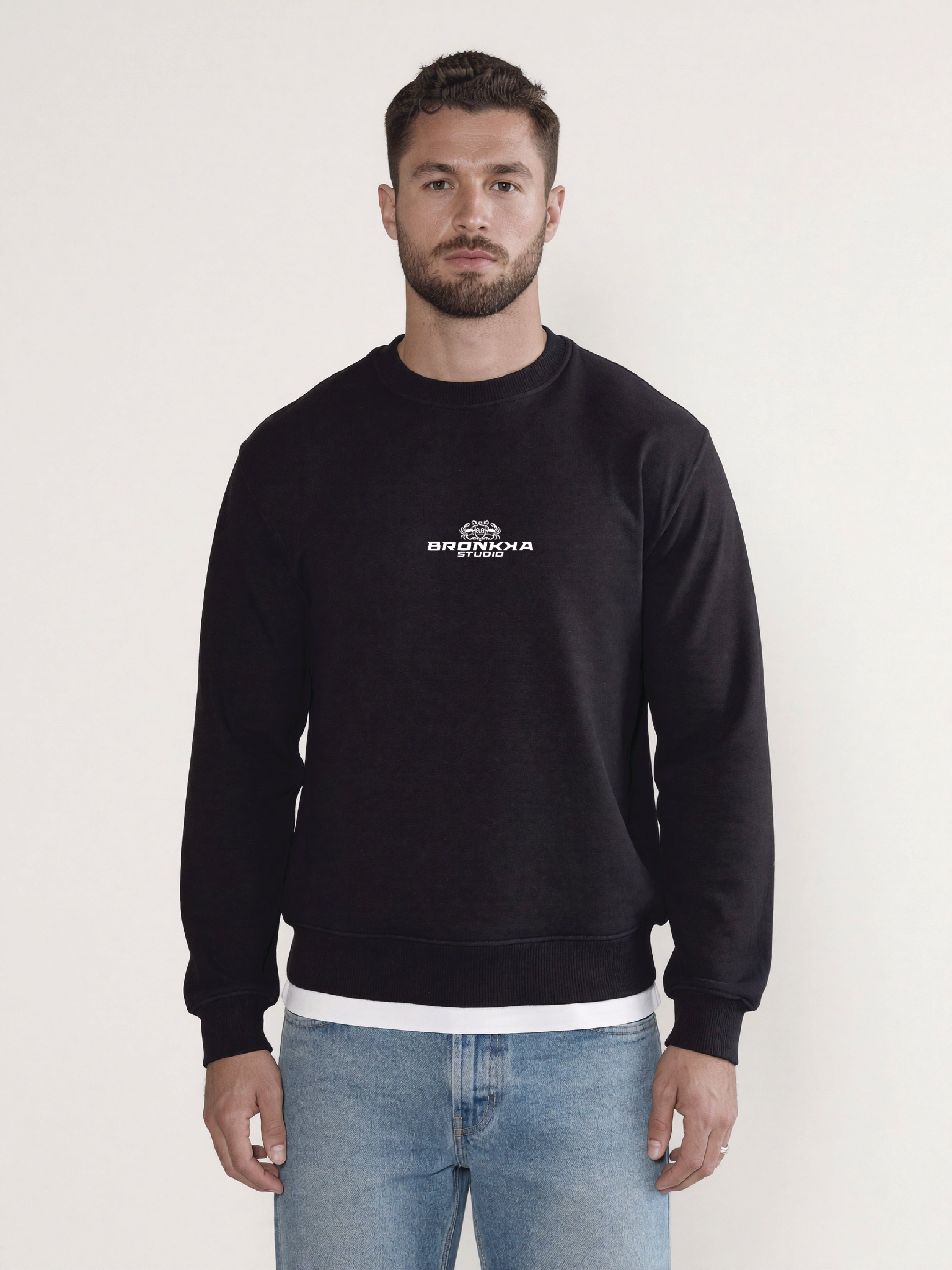 Bronkka Studio Code Sweatshirt - Black/Frost