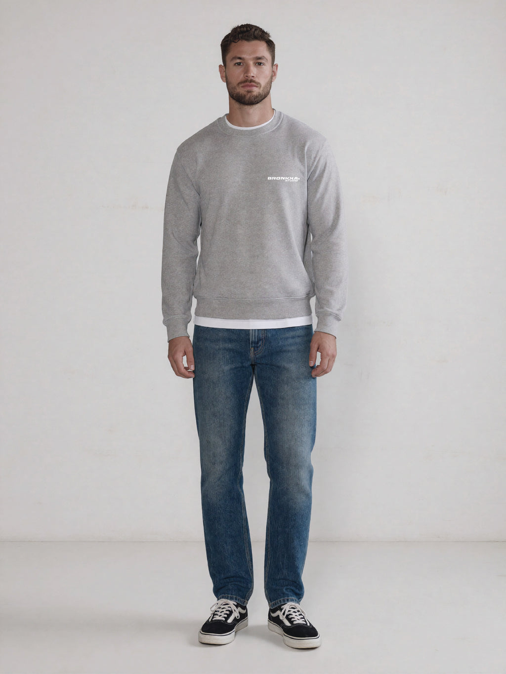 Bronkka Studio Core Sweatshirt - Grey/Frost
