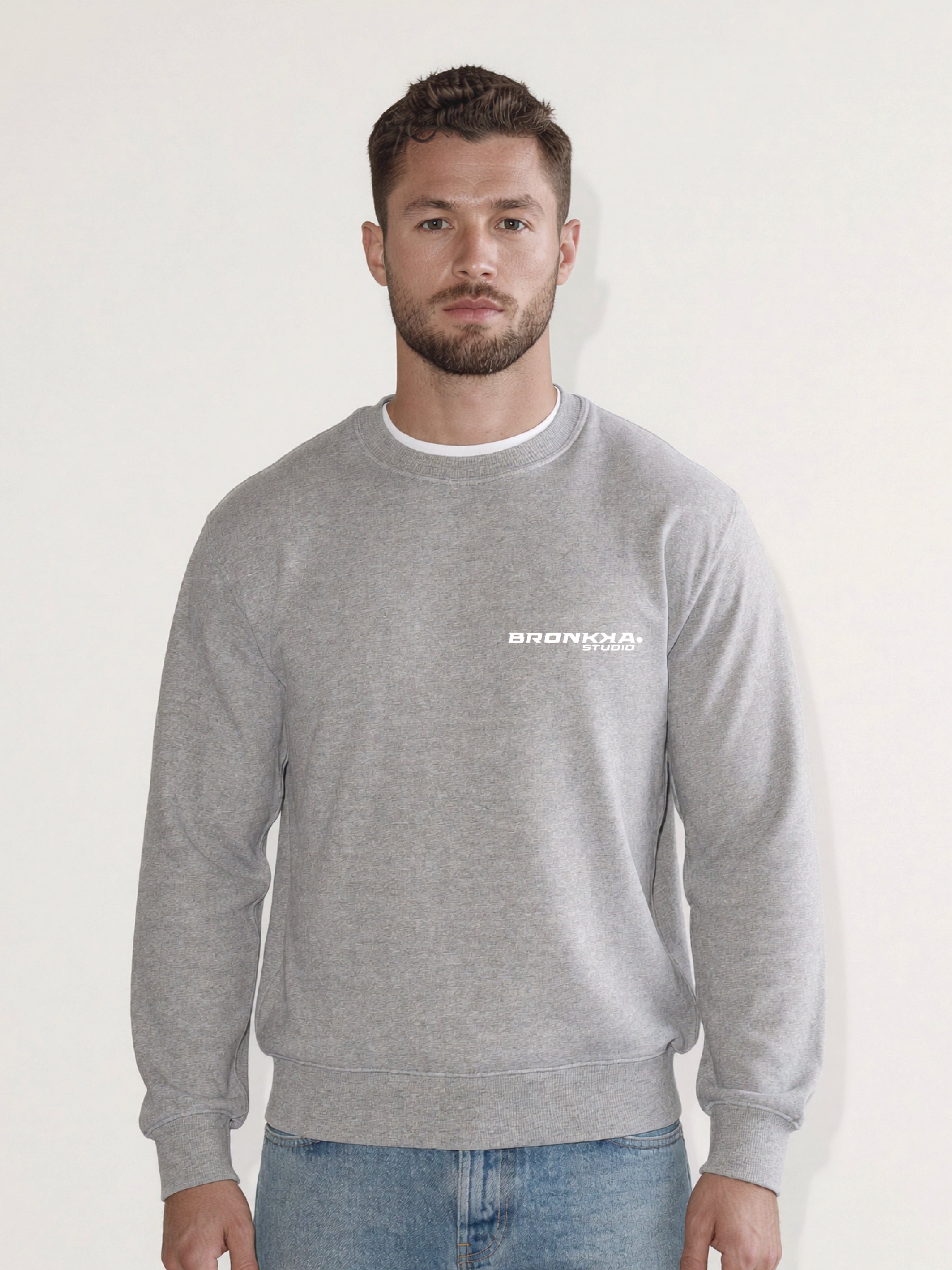 Bronkka Studio Core Sweatshirt - Grey/Frost