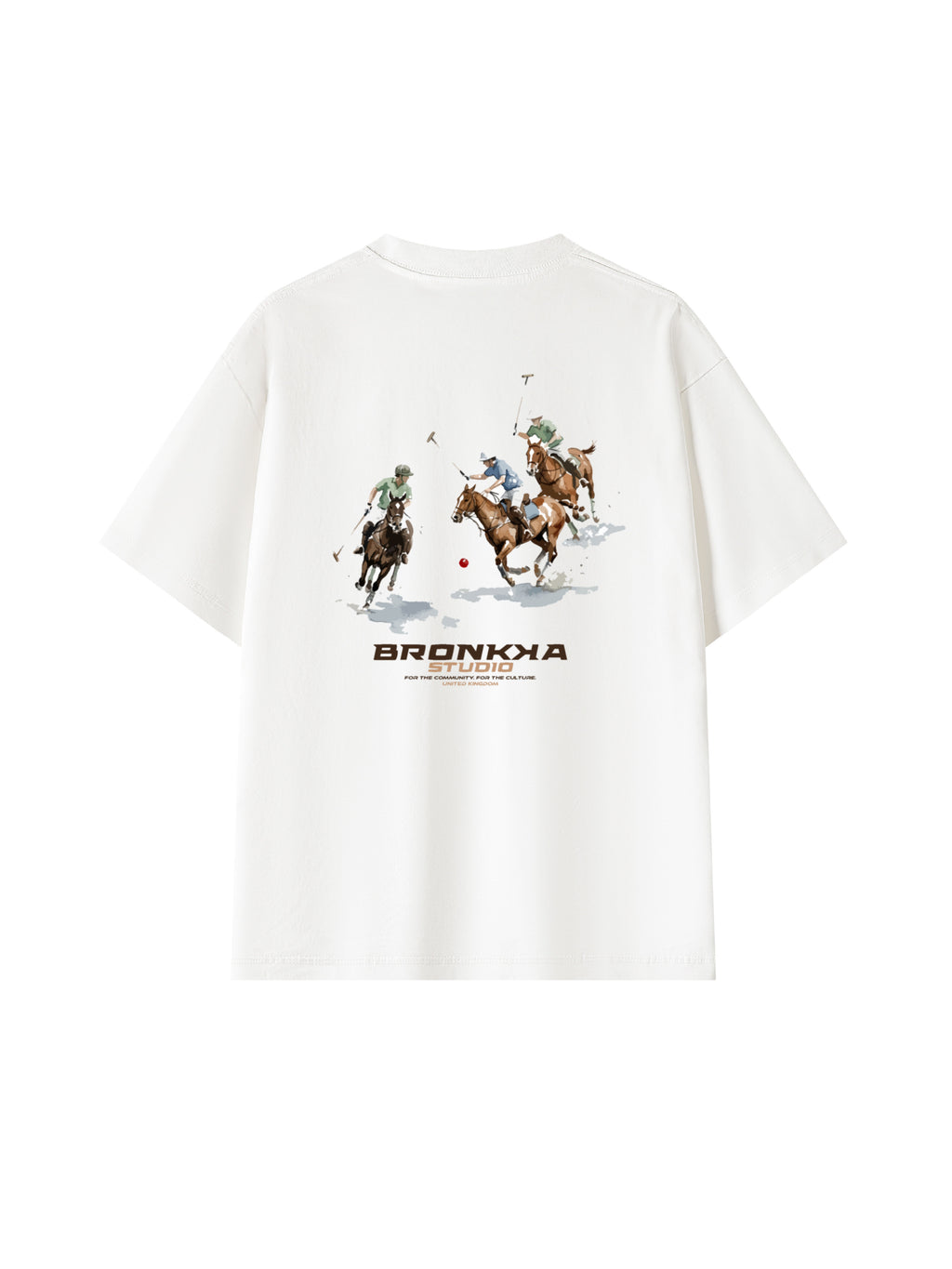 Bronkka Polo Match Graphic Tee
