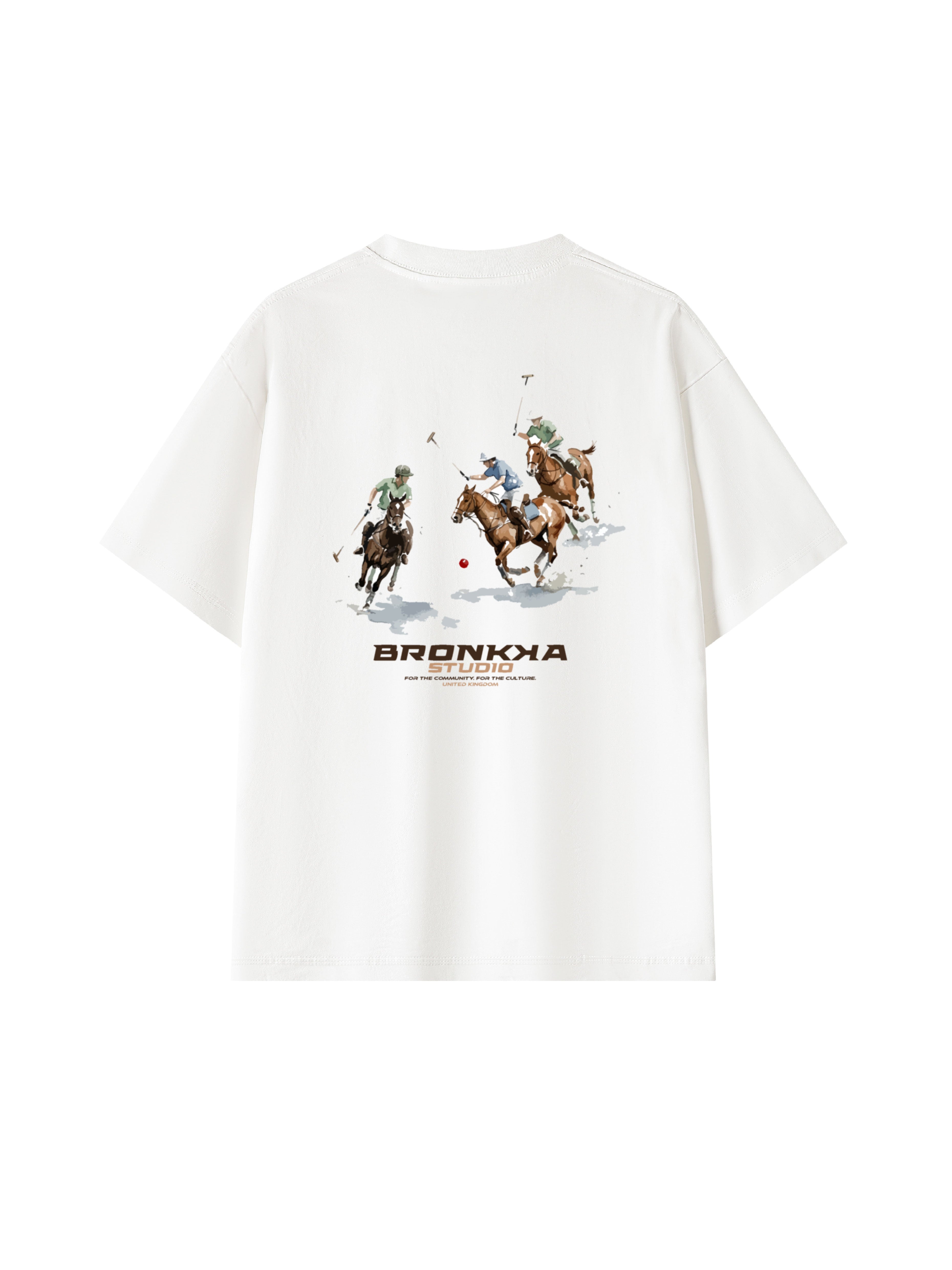 Bronkka Polo Match Graphic Tee