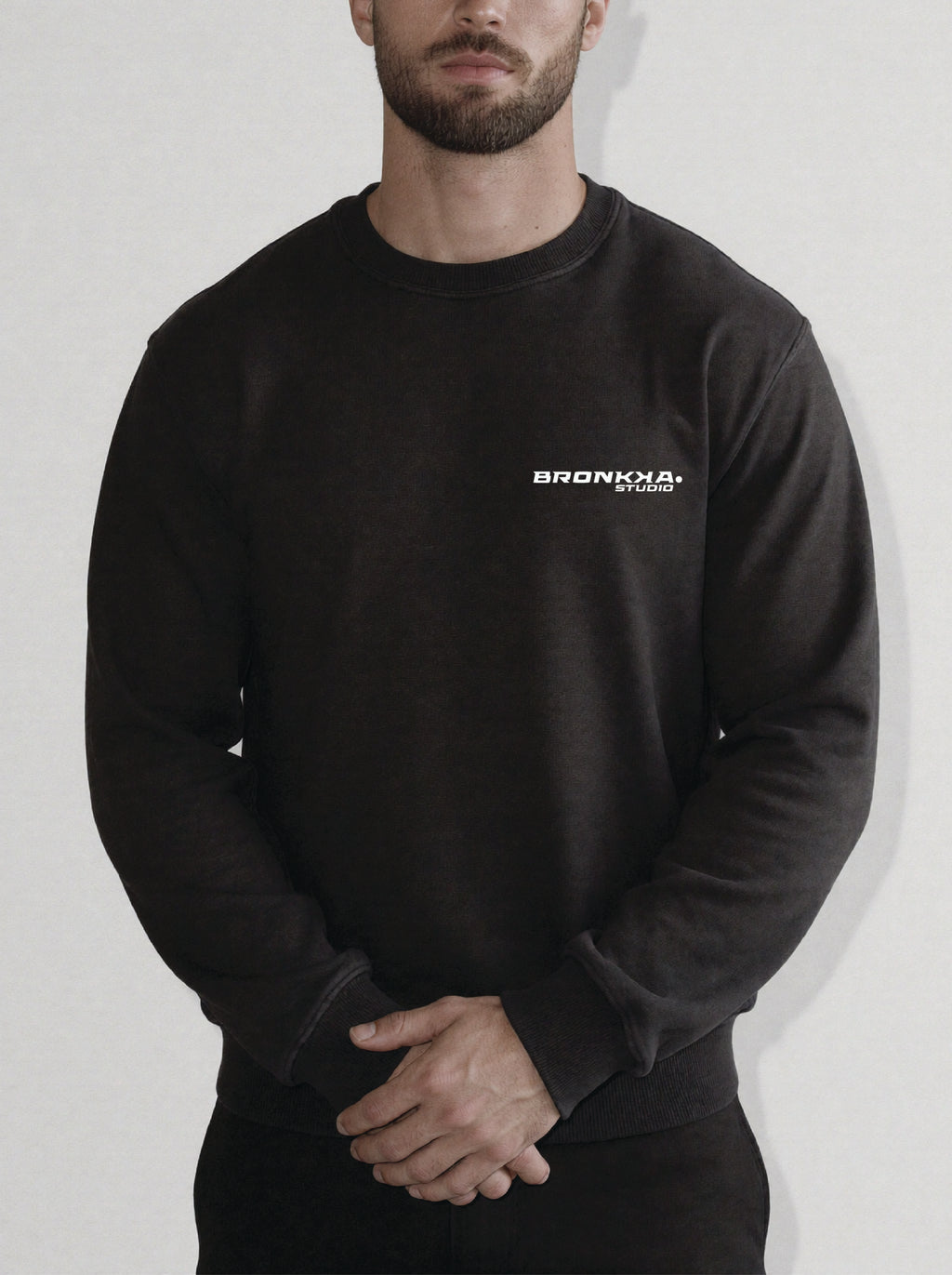 Bronkka Studio Core Sweatshirt - Black/Frost