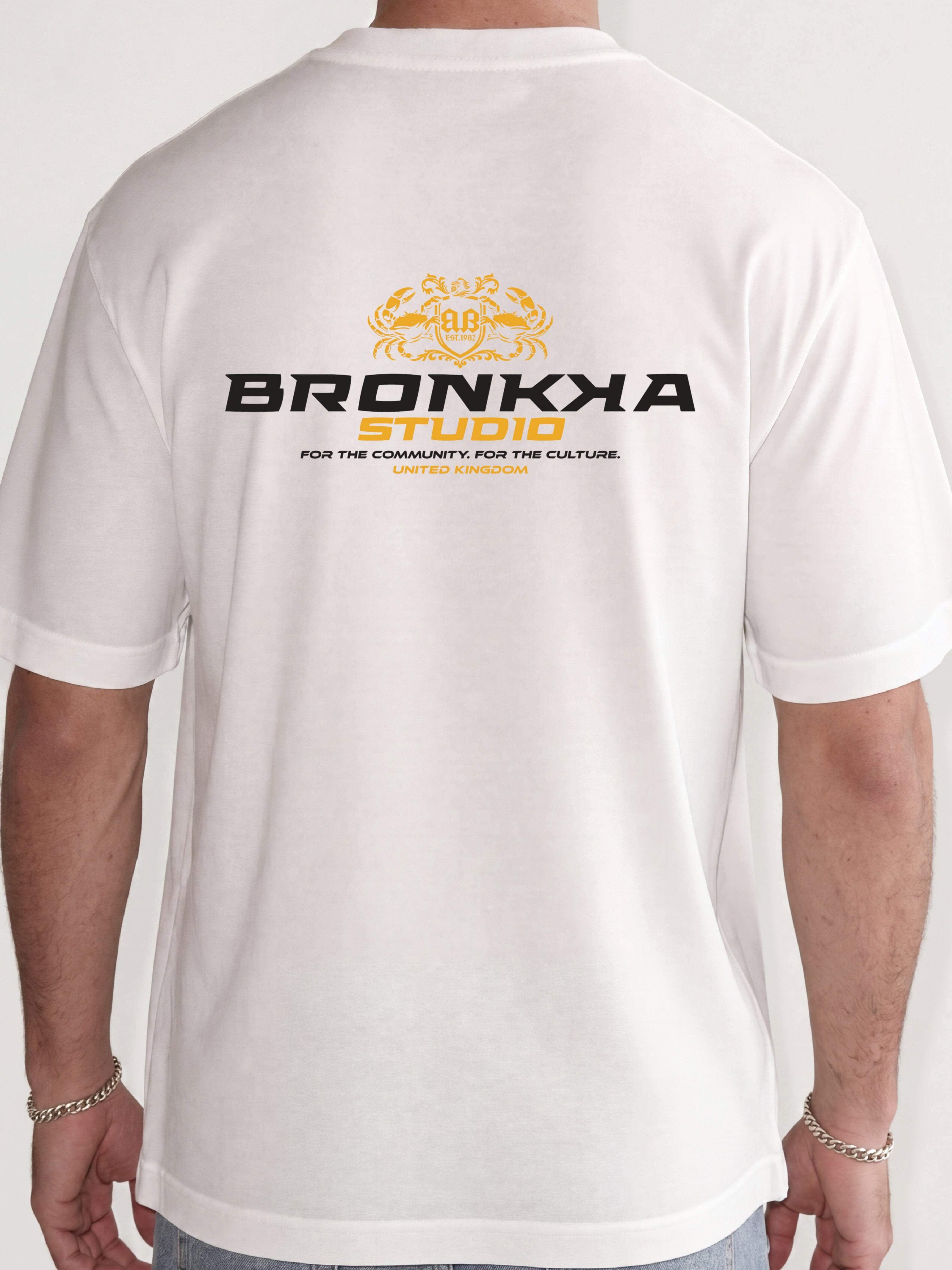 Bronkka Crab Insignia Tee — Amber