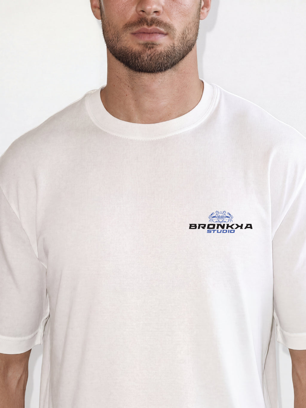 Bronkka Crab Insignia Tee — Cobalt