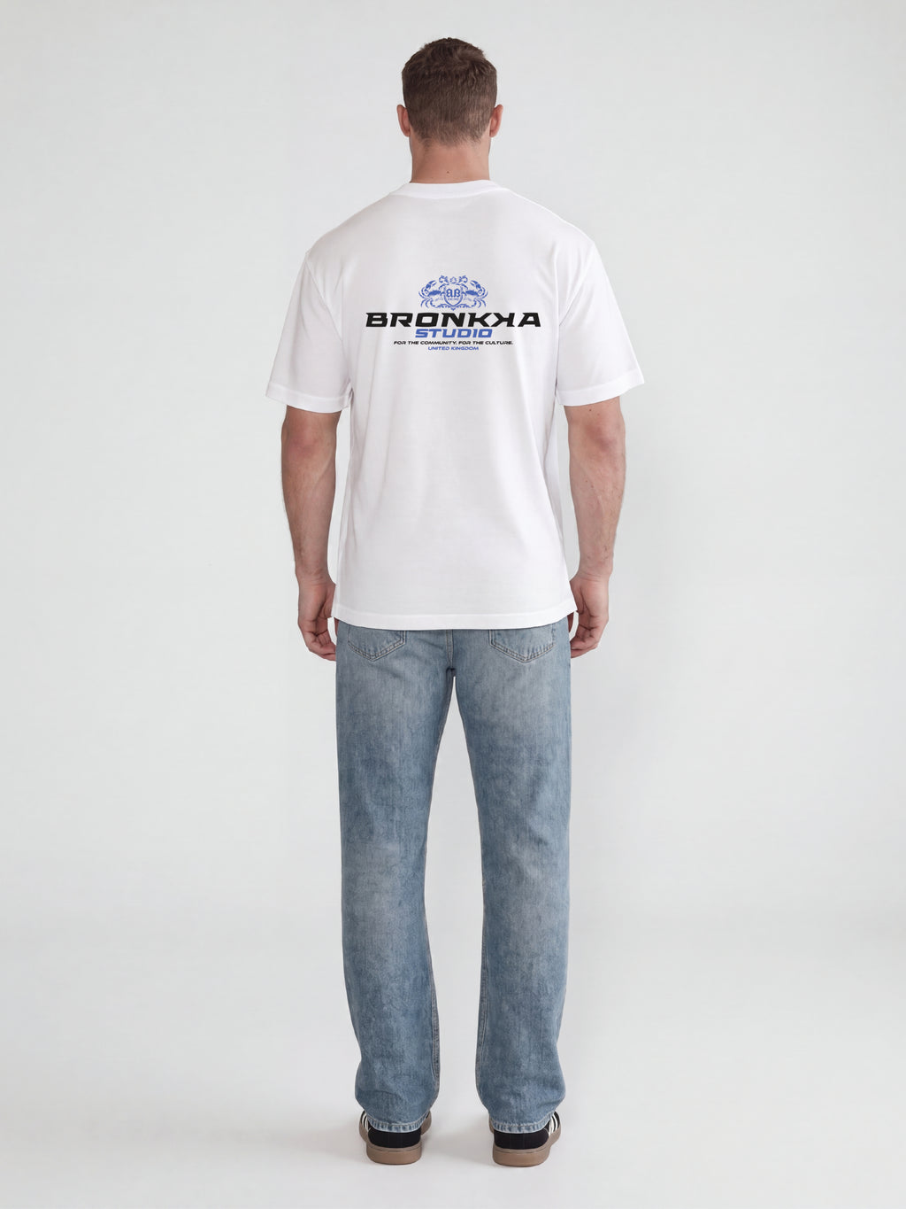 Bronkka Crab Insignia Tee — Cobalt