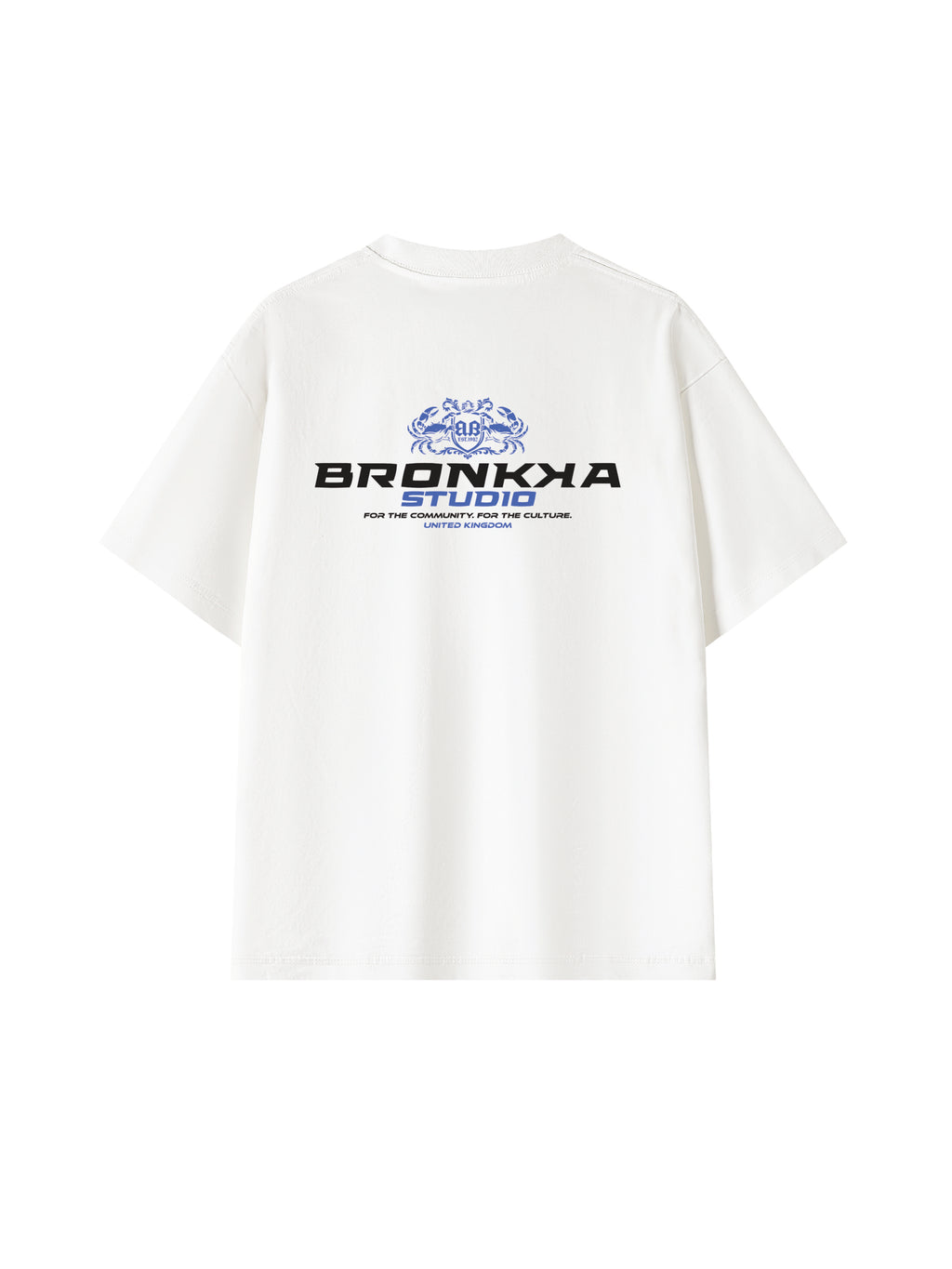 Bronkka Crab Insignia Tee — Cobalt