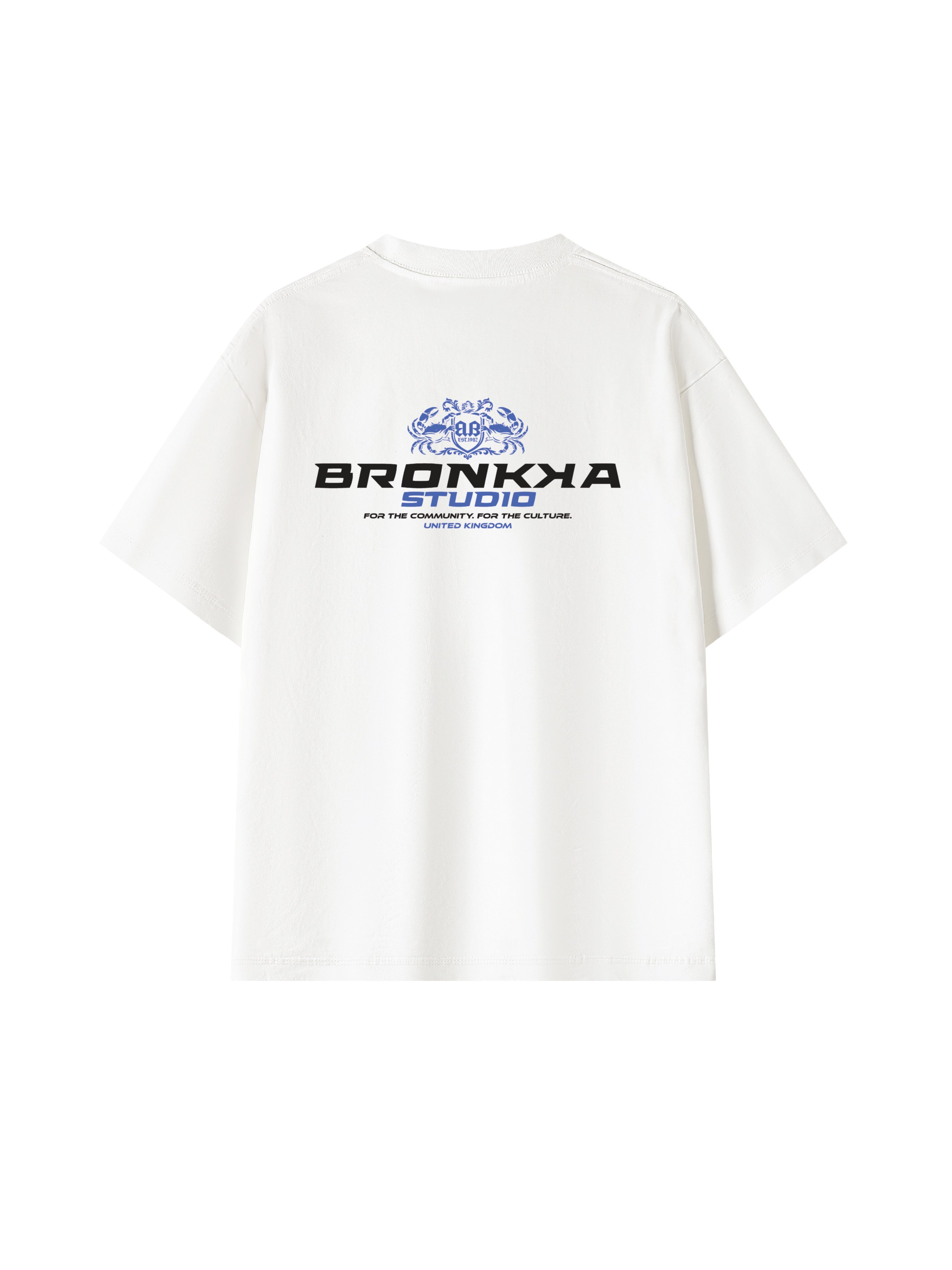 Bronkka Crab Insignia Tee — Cobalt