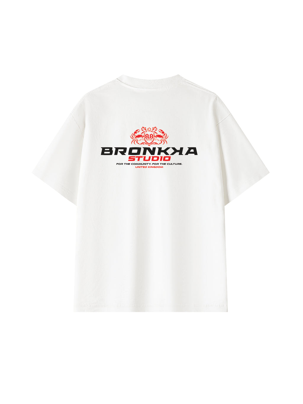 Bronkka Crab Insignia Tee — Crimson