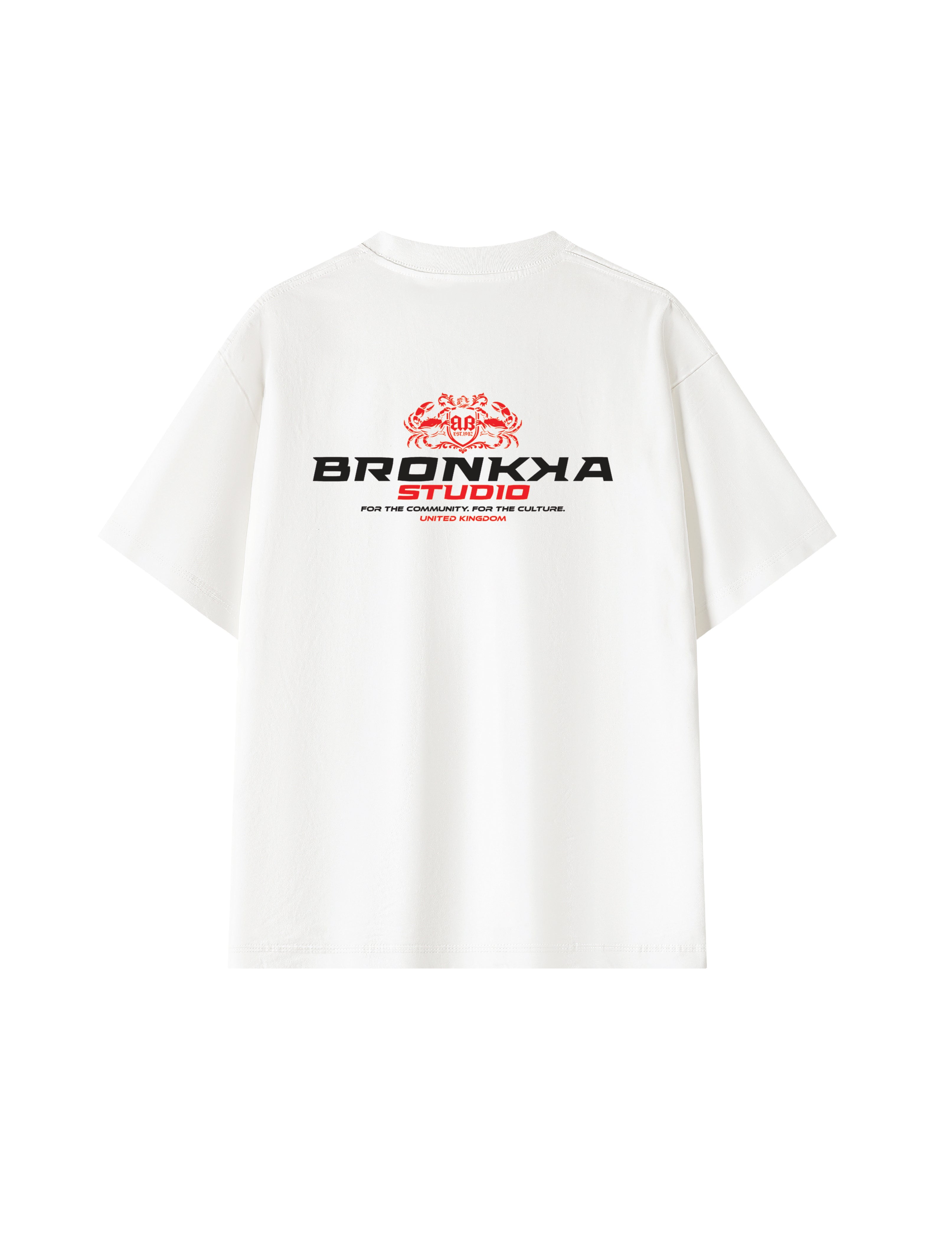Bronkka Crab Insignia Tee — Crimson