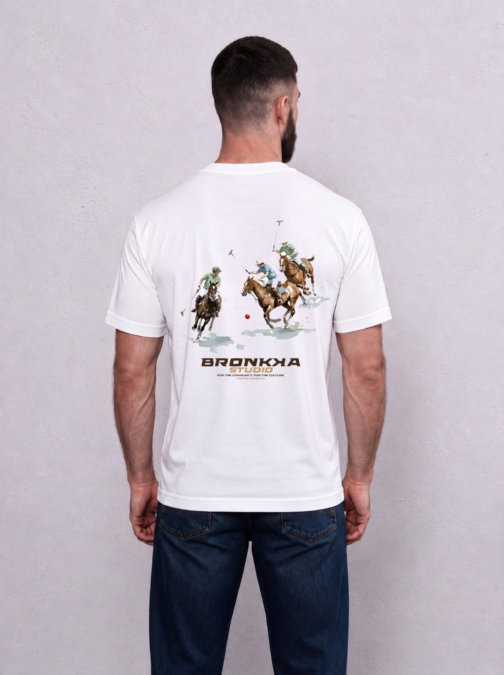 Bronkka Polo Match Graphic Tee