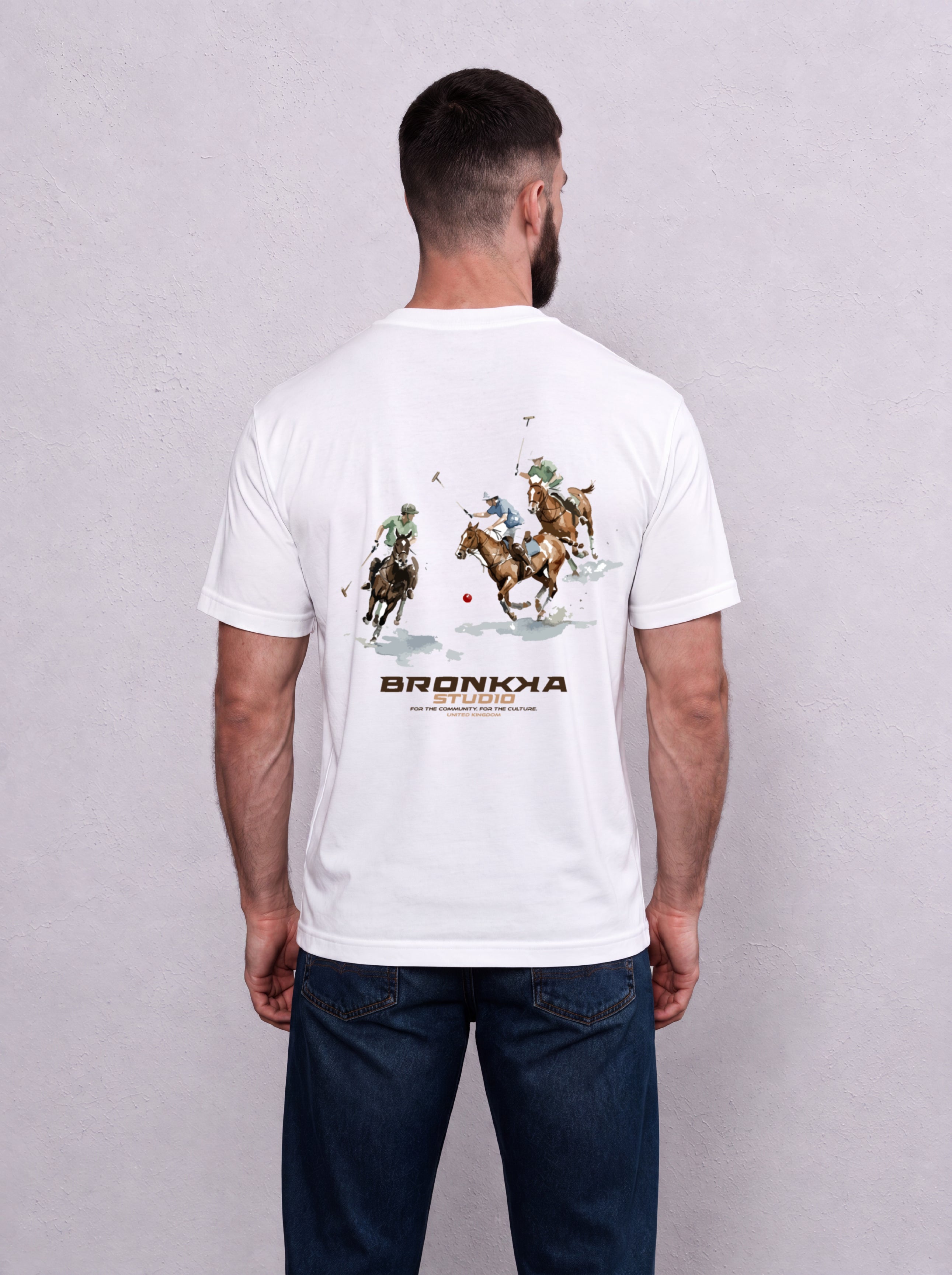 Bronkka Polo Match Graphic Tee